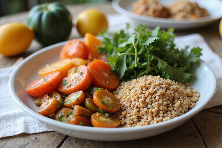 Individueller Ernährungsplan mit frischen Zutaten